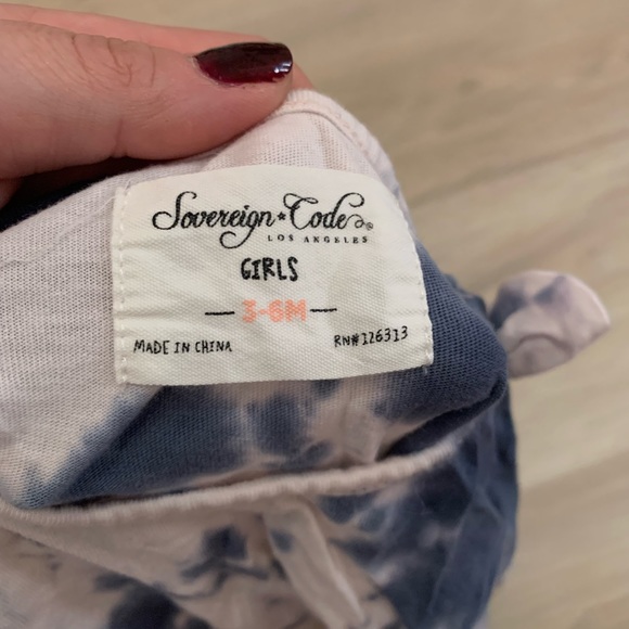 Sovereign Code blue and white tye dyed romper - Picture 3 of 3